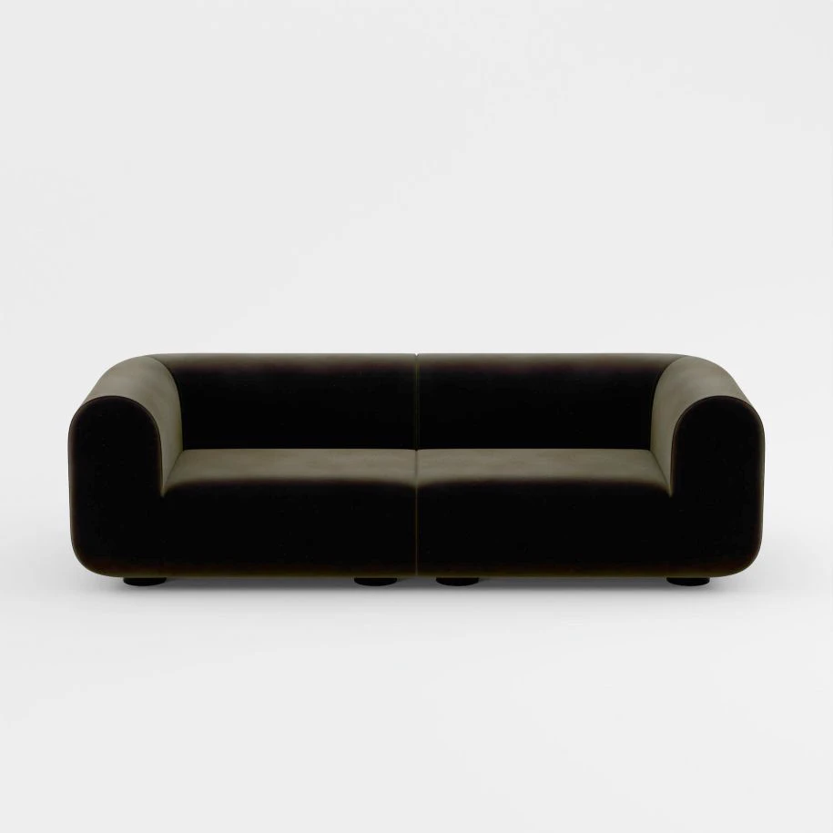 Современный дизайн Диван Plump 3-Seater Wide Modular Sofa — Tom Dixon, ткань, фото 2