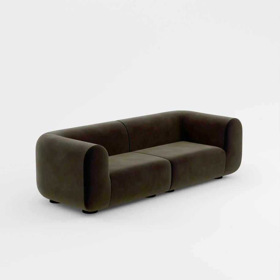 Диван Plump 3-Seater Wide Modular Sofa — Tom Dixon, ткань
