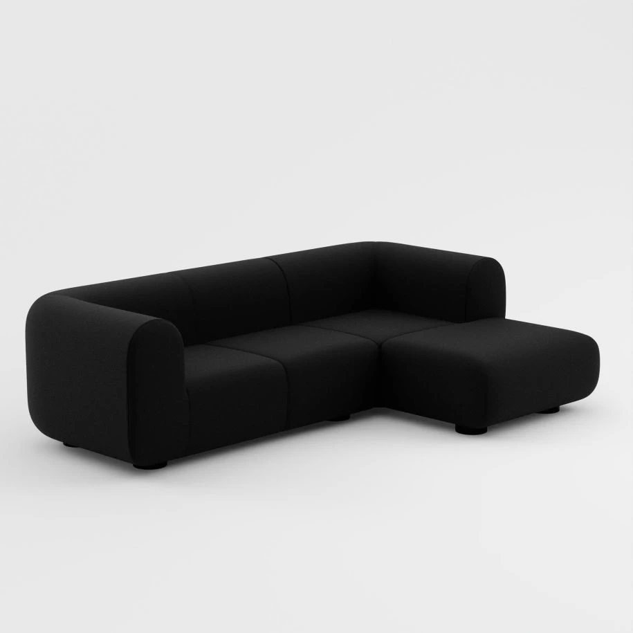 Современный дизайн Диван Plump Chaise Longue Modular Sofa — Tom Dixon, ткань, фото 2