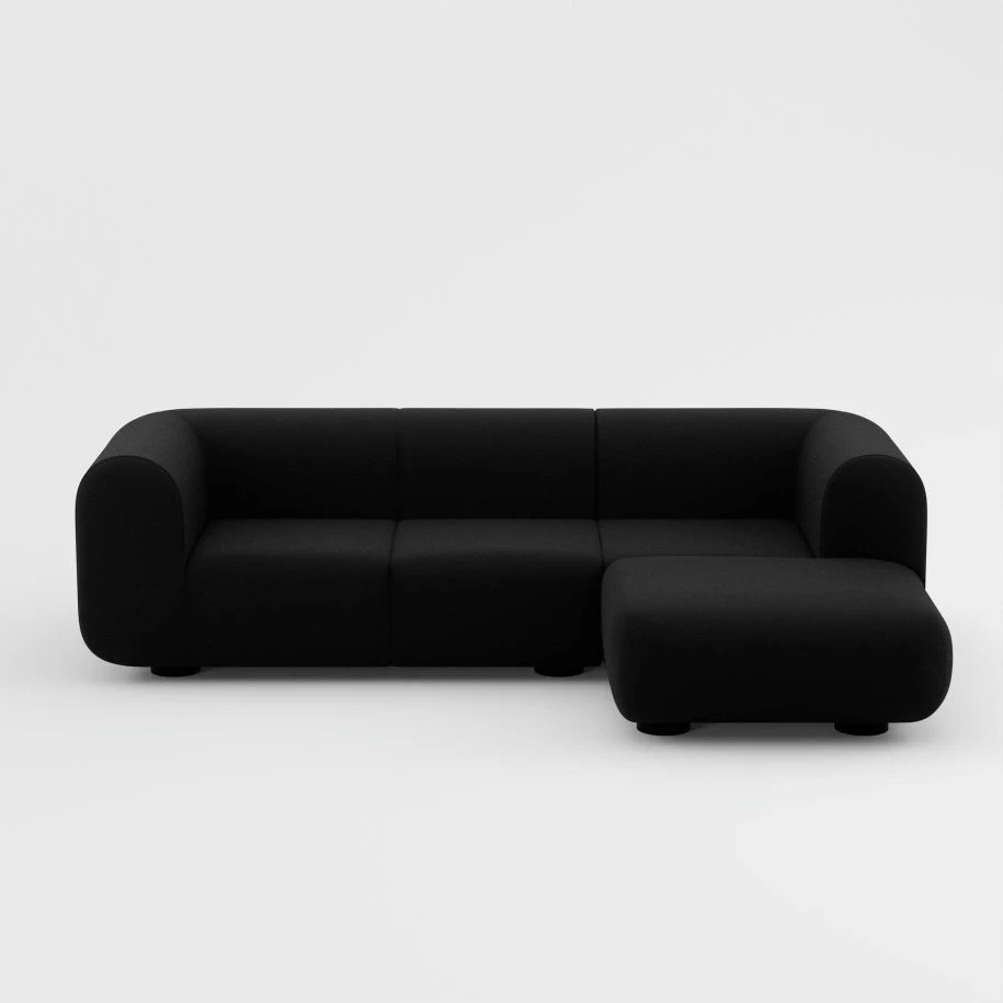 Диван Plump Chaise Longue Modular Sofa — Tom Dixon, ткань