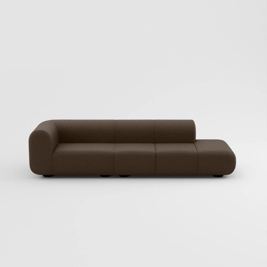 Диван Plump Left Arm & Longue Left Facing Backrest Modular Sofa — Tom Dixon, ткань