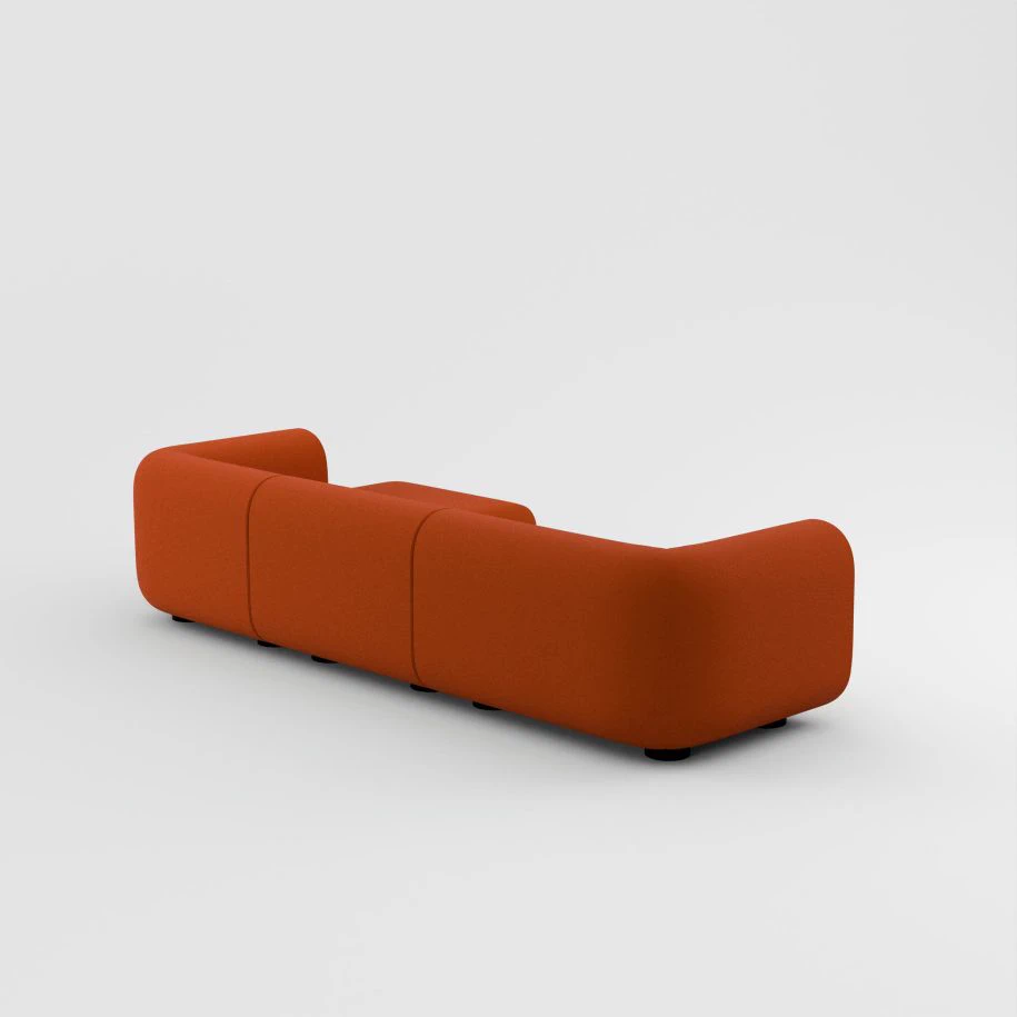Современный дизайн Диван Plump Left Arm & Right Facing Chaise Longue Sofa — Tom Dixon, ткань, фото 4