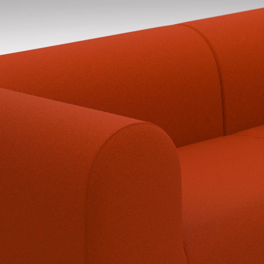 Современный дизайн Диван Plump Left Arm & Right Facing Chaise Longue Sofa — Tom Dixon, ткань, фото 5