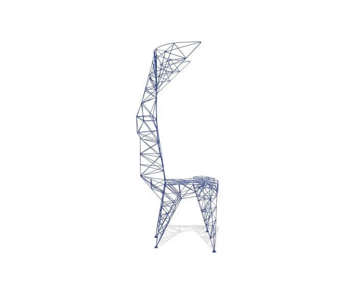 Стул Pylon — Tom Dixon, металл, фото 3