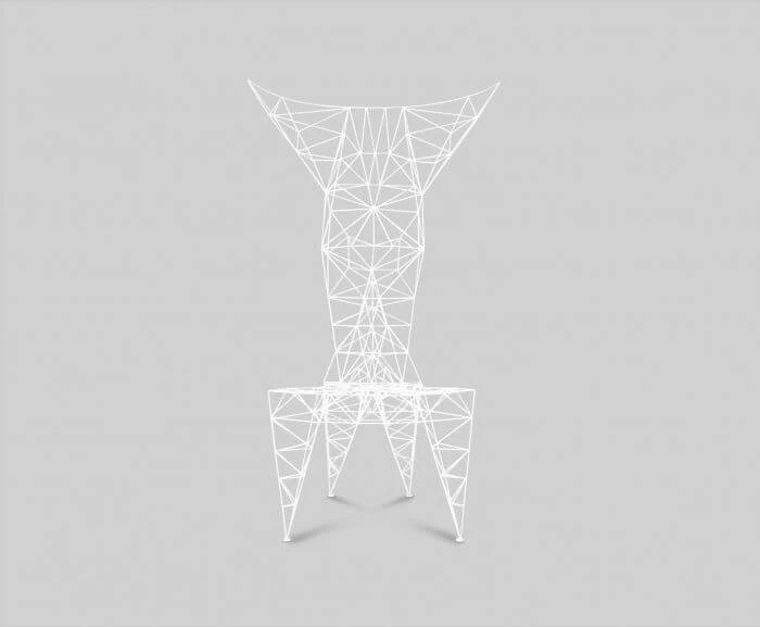 Стул Pylon — Tom Dixon, металл, фото 4