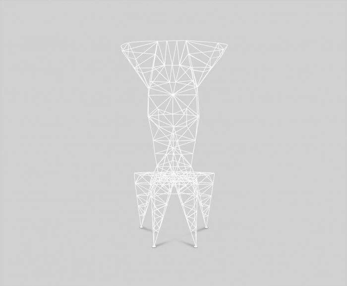 Стул Pylon — Tom Dixon, металл, фото 6