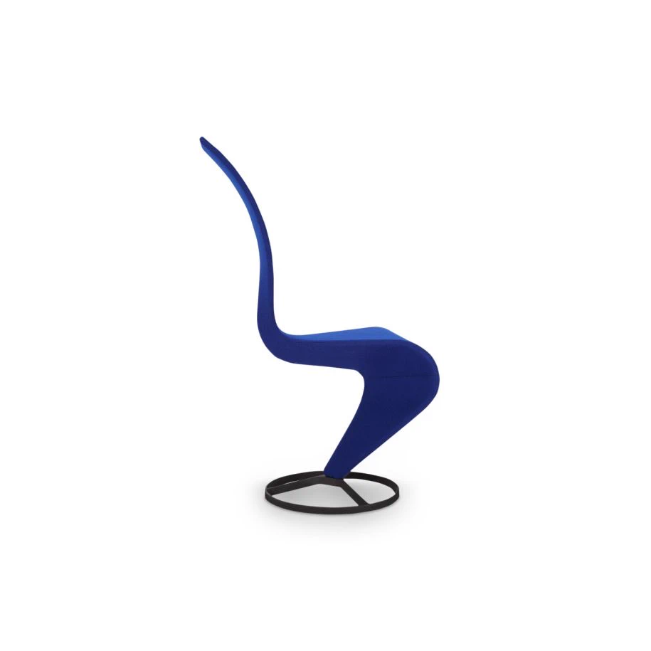 Каркас и наполнение: пенополиуретан. Современный дизайн Стул S Chair — Tom Dixon, кожа, фото 2