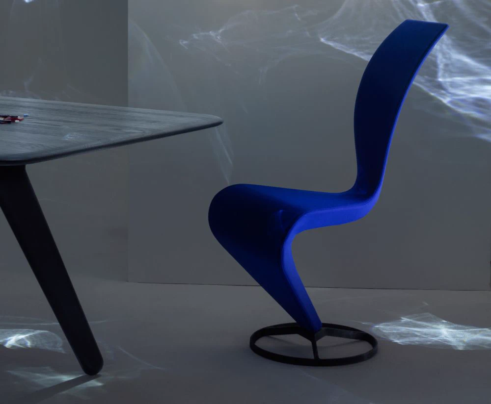 Каркас и наполнение: пенополиуретан. Современный дизайн Стул S Chair — Tom Dixon, кожа, фото 6