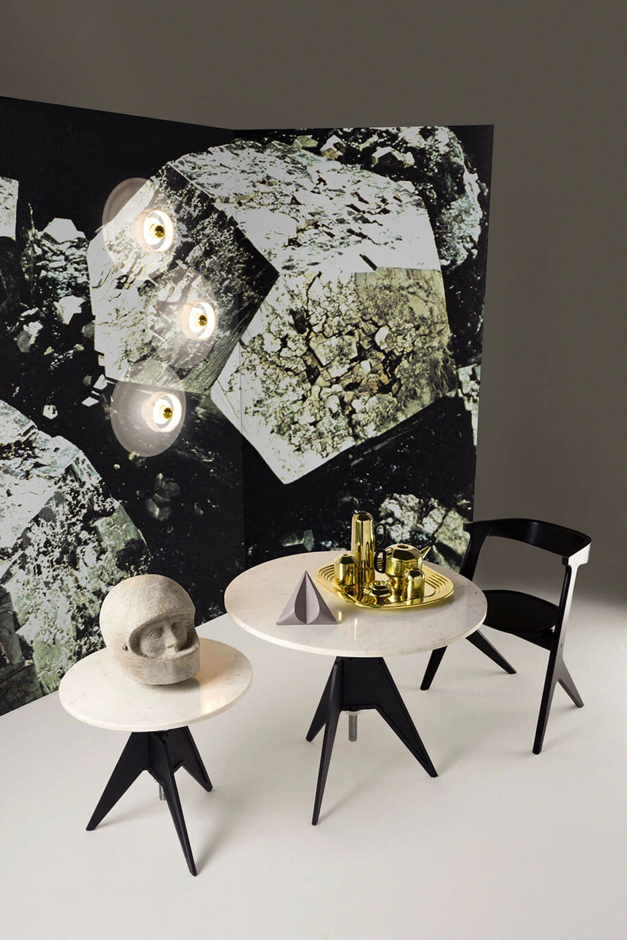 Стол Screw — Tom Dixon, мрамор, фото 4