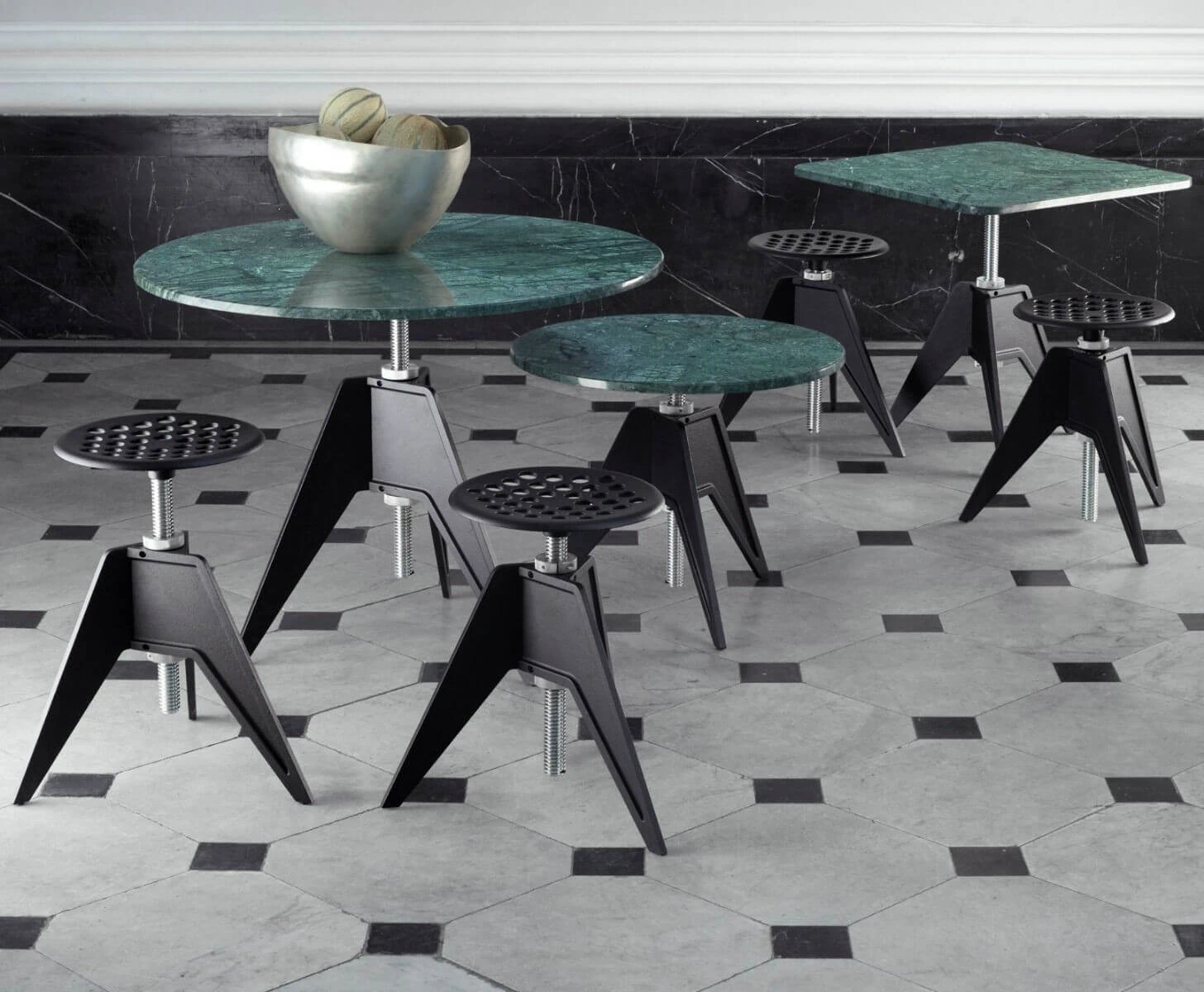 Стол Screw — Tom Dixon, мрамор, фото 5