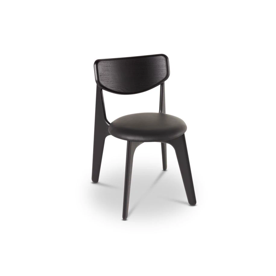 Каркас и наполнение: дерево. Современный дизайн Стул Slab Chair Upholstered — Tom Dixon, кожа