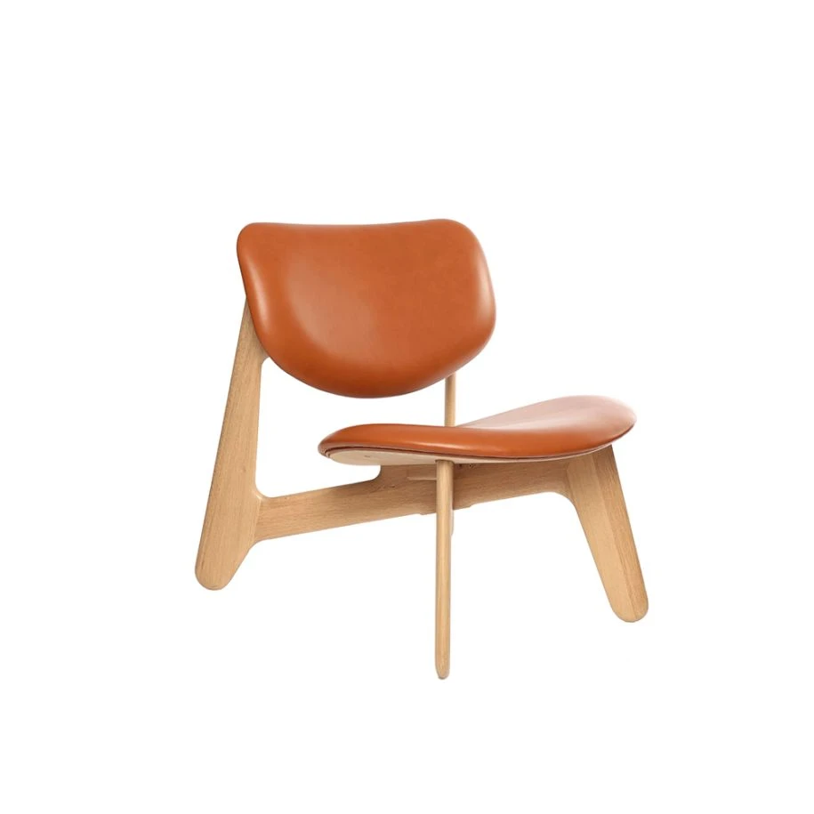 Кресло Slab Lounge Chair — Tom Dixon, кожа, фото 3