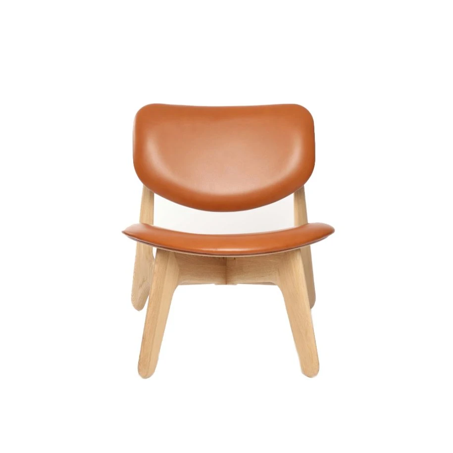 Кресло Slab Lounge Chair — Tom Dixon, кожа, фото 4