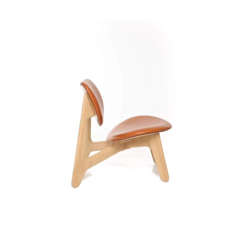 Кресло Slab Lounge Chair — Tom Dixon, кожа, фото 6