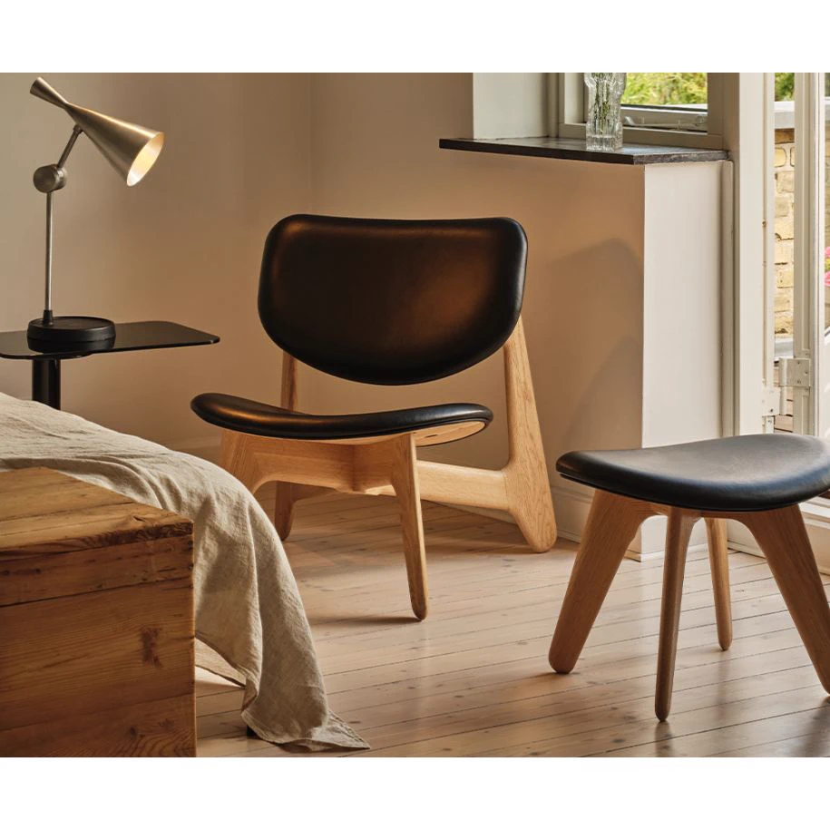 Каркас и наполнение: дерево. Современный дизайн Банкетка Slab Ottoman Natural Leather — Tom Dixon, кожа, фото 3