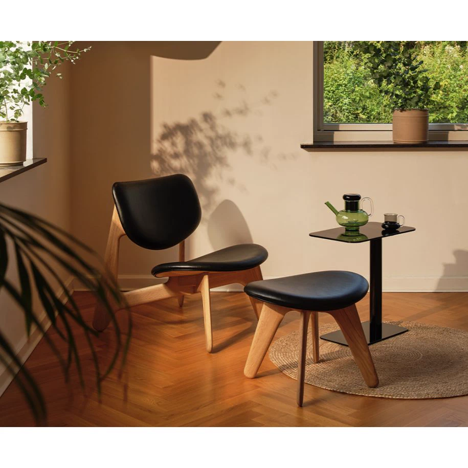 Каркас и наполнение: дерево. Современный дизайн Банкетка Slab Ottoman Natural Leather — Tom Dixon, кожа, фото 5