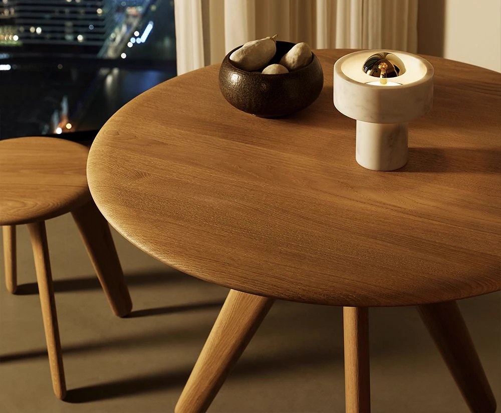 Стол Slab Round Table 1.2m — Tom Dixon, фото 3