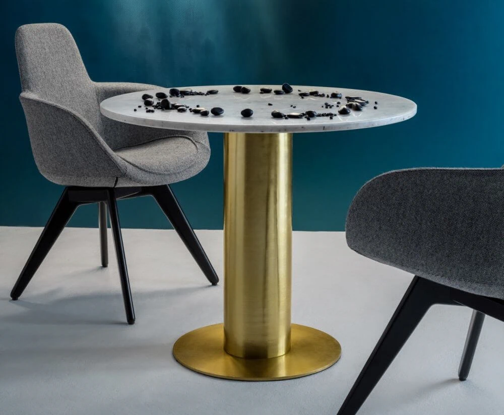 Стол Tube — Tom Dixon, мрамор, фото 6