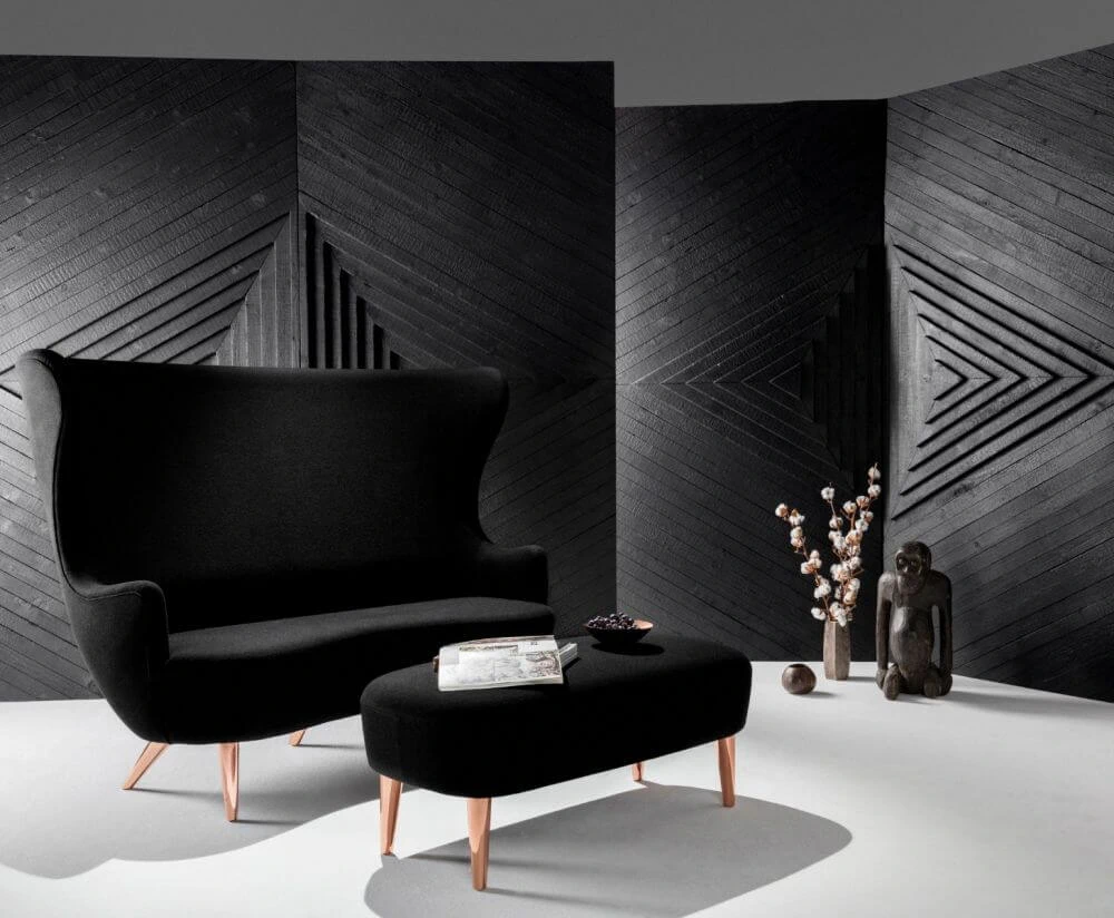 Банкетка Wingback — Tom Dixon, кожа, фото 6