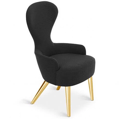 Стул Wingback — Tom Dixon, кожа