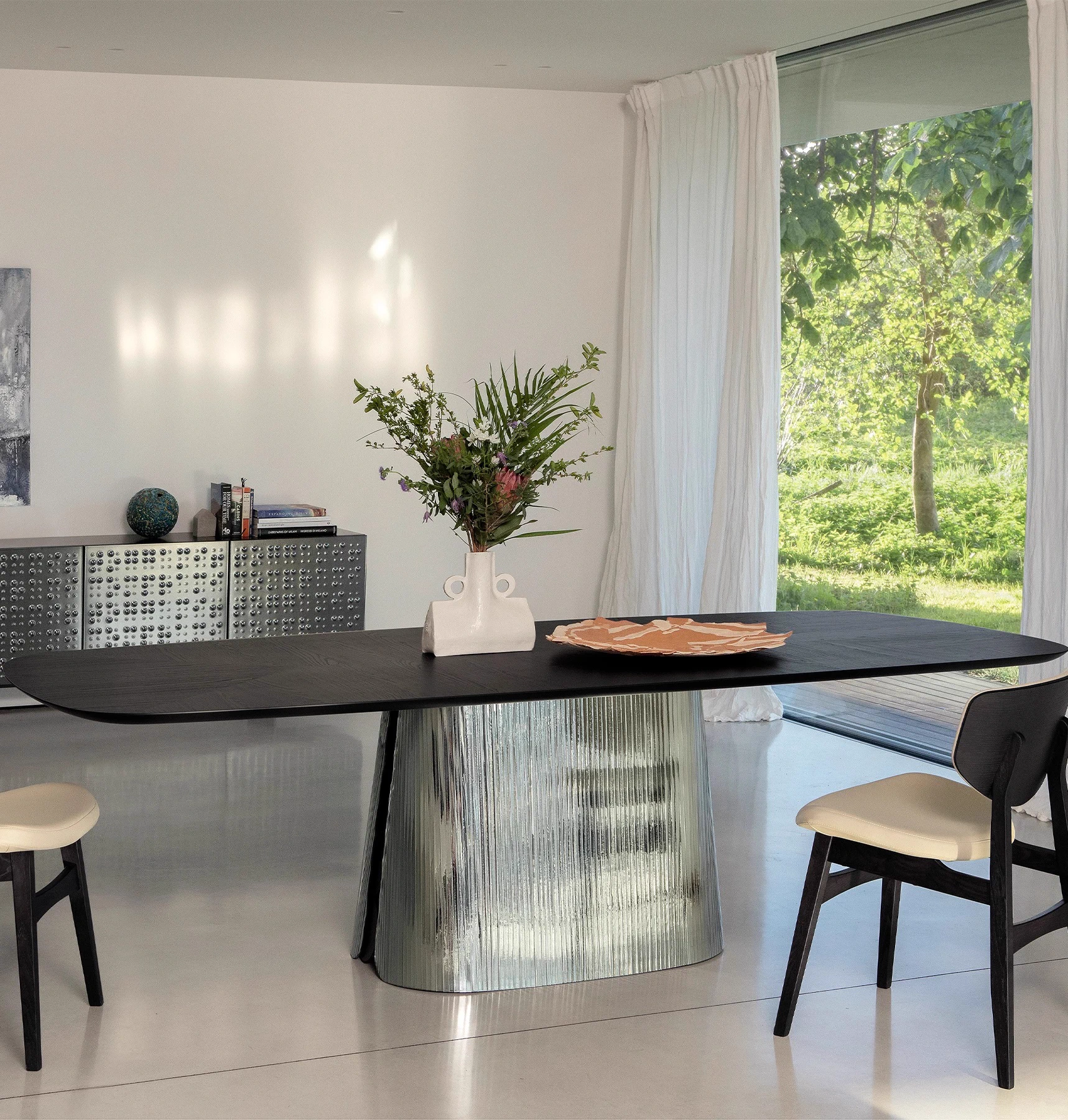 Стол Adone Plisse — Tonin Casa, стекло, фото 2
