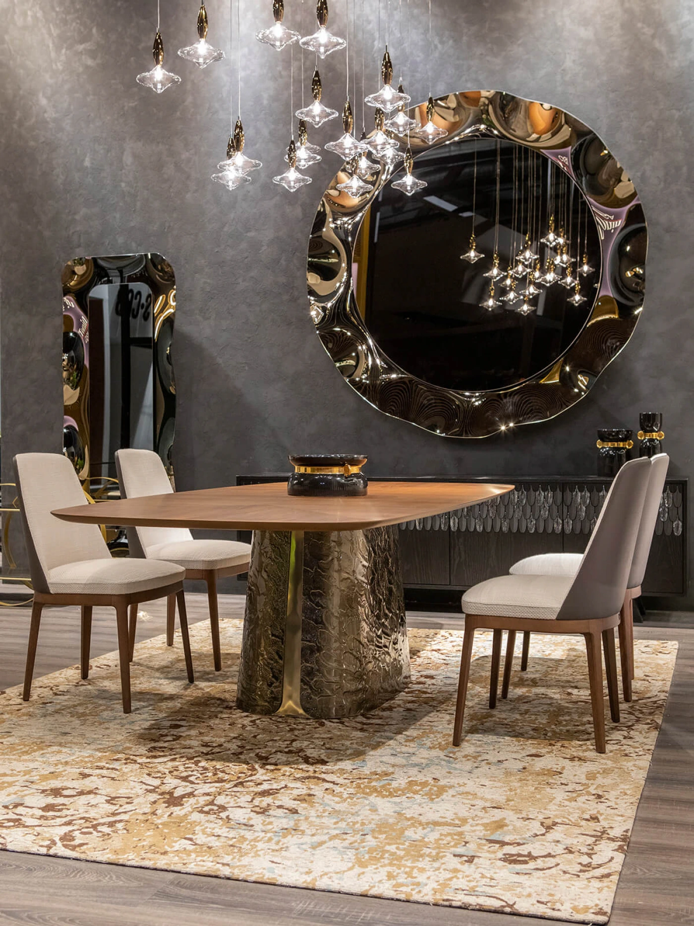 Стол Adone /Plisse — Tonin Casa, стекло, фото 3