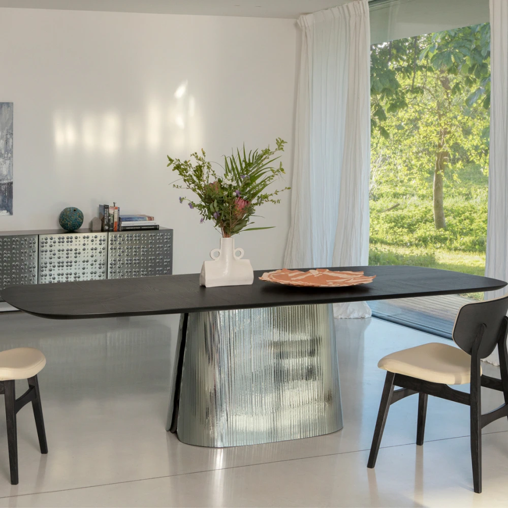Стол Adone /Plisse — Tonin Casa, стекло