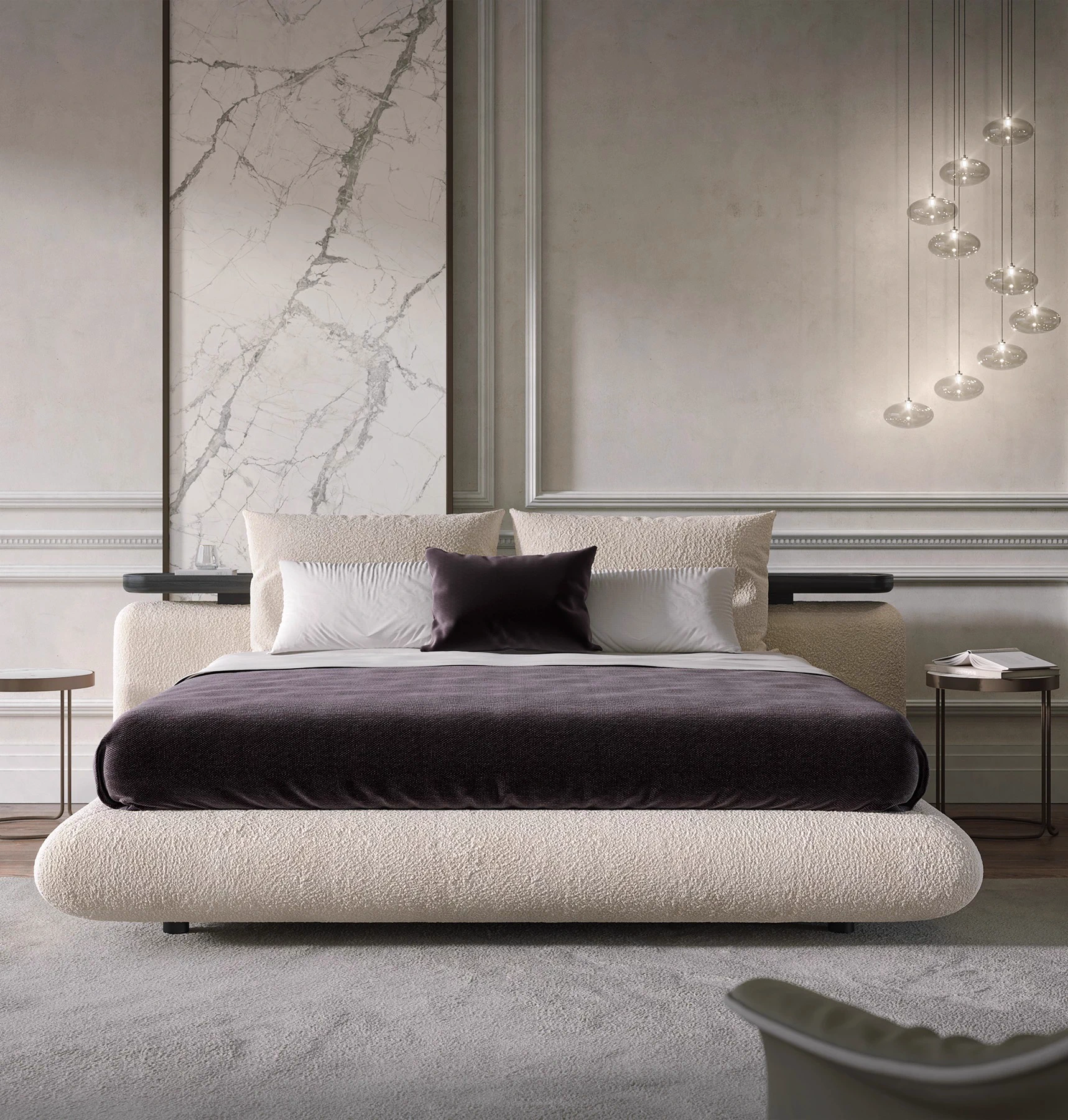 Кровать Aliante — Tonin Casa, эко-кожа, фото 3