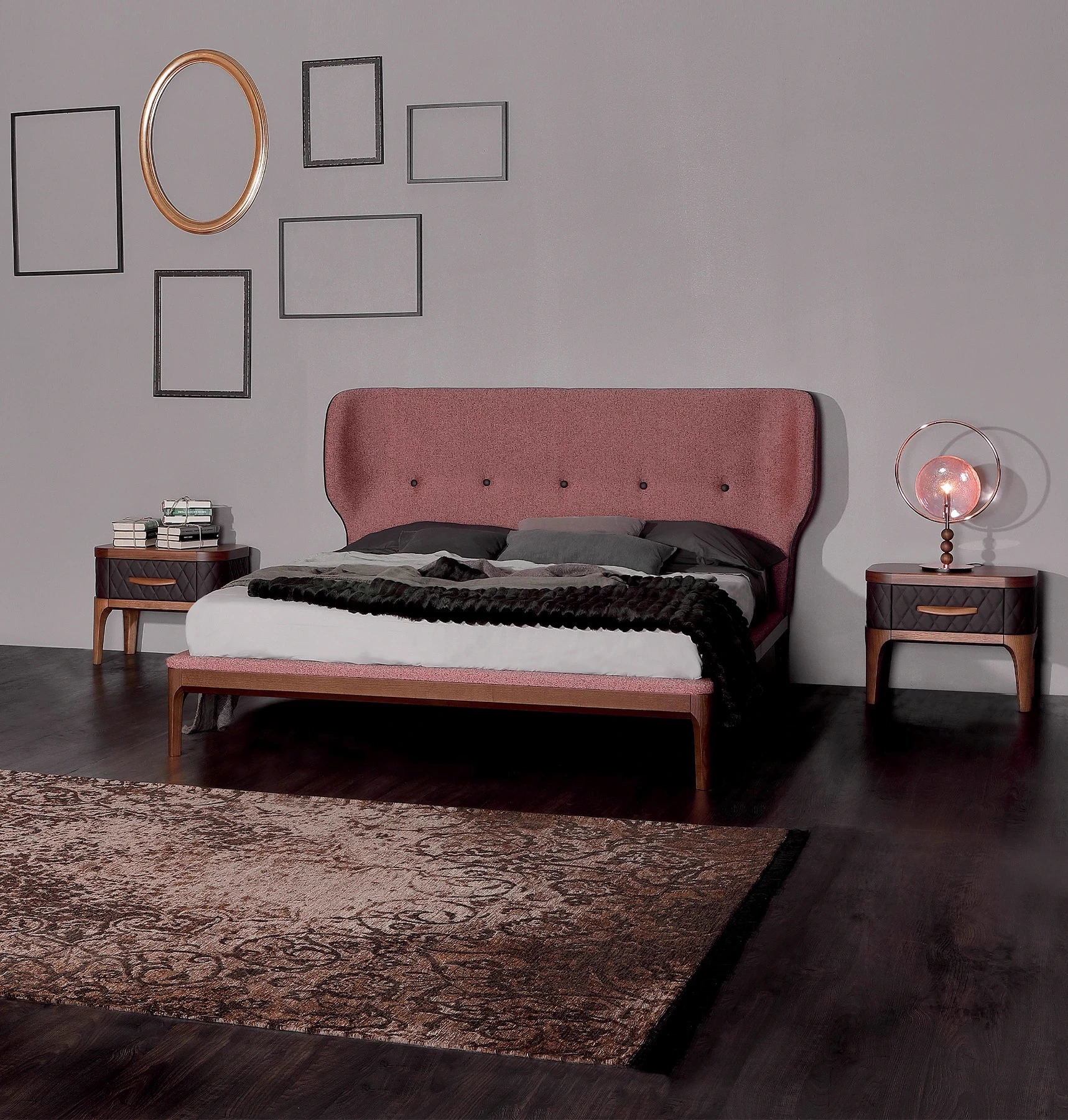 Кровать Ambra — Tonin Casa, эко-кожа, фото 2