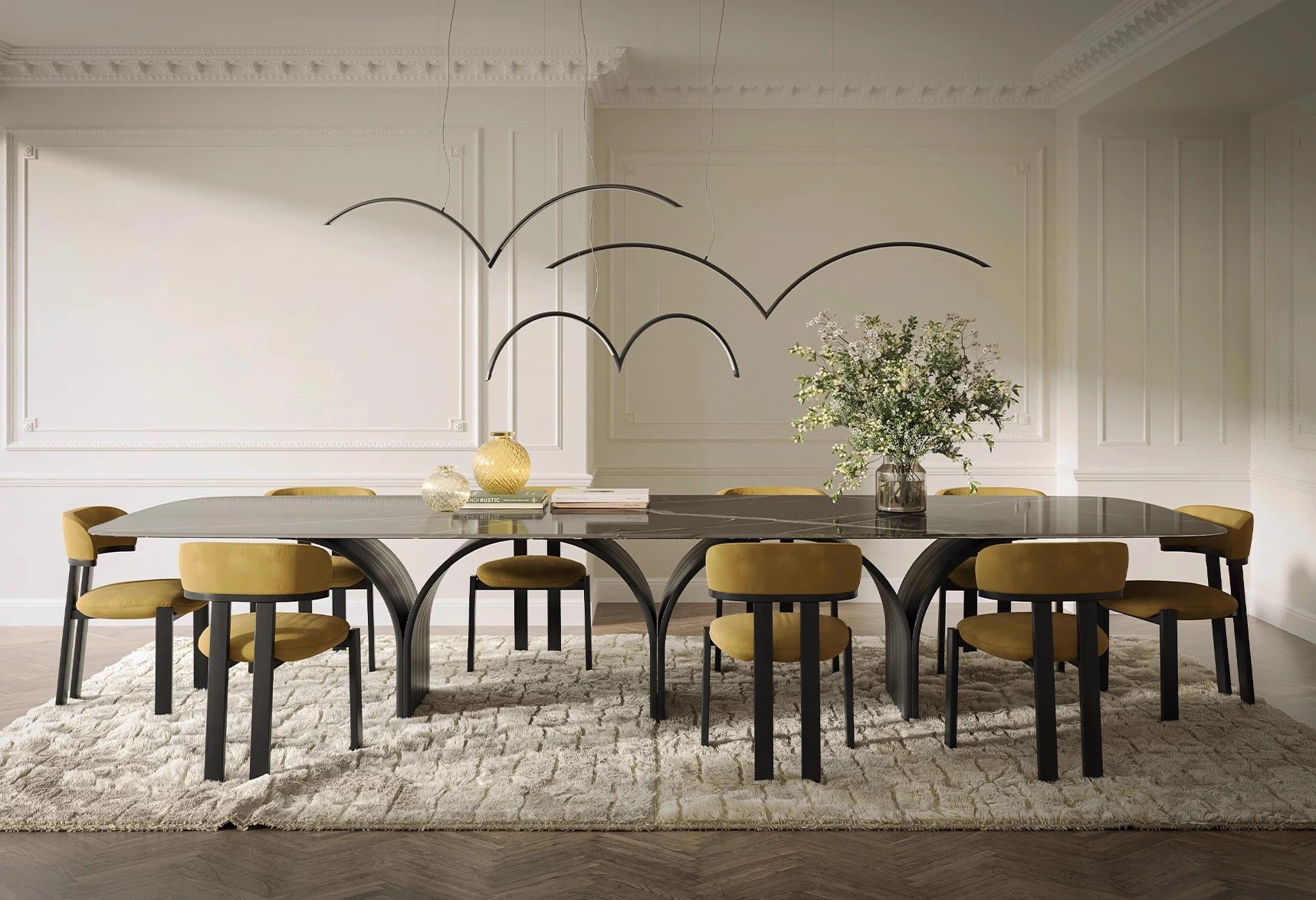 Стол Arco Maxi — Tonin Casa, стекло, фото 3