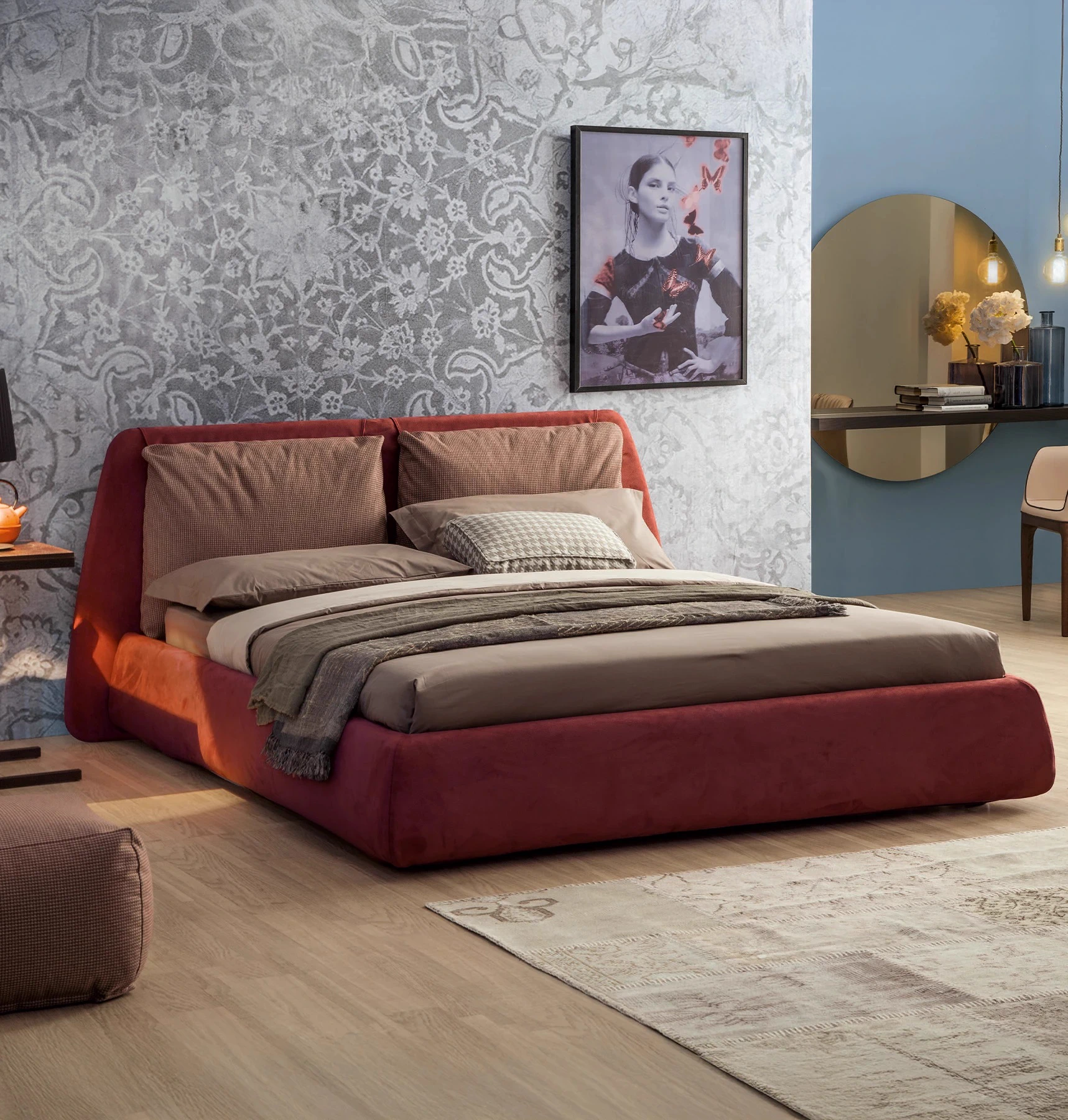 Кровать Dharma — Tonin Casa, эко-кожа, фото 3