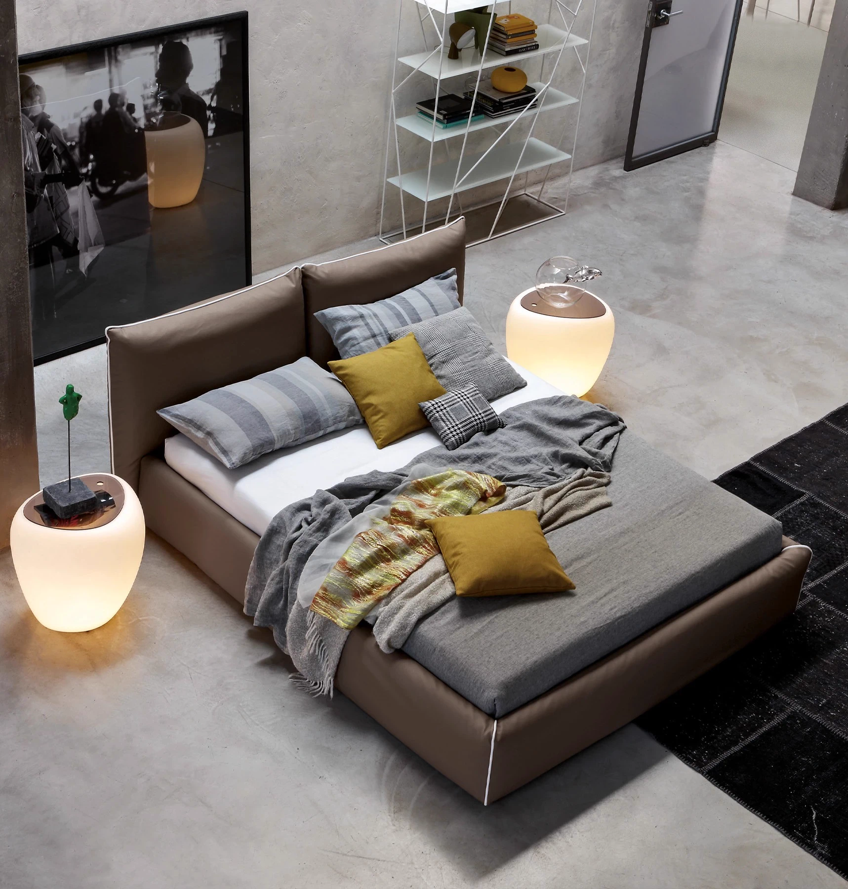 Кровать Joy — Tonin Casa, эко-кожа, фото 4