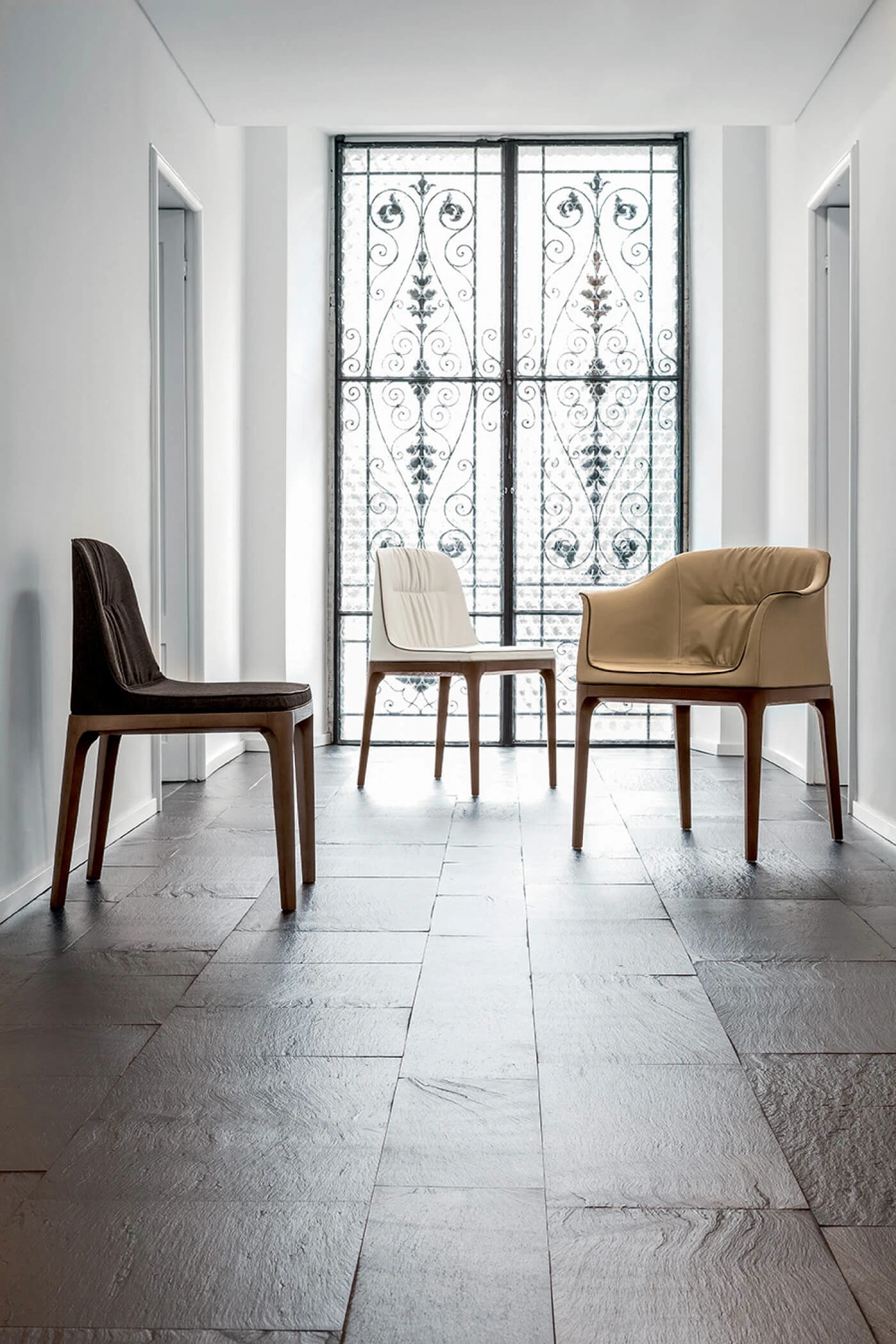 Стул Mivida 7212 — Tonin Casa, нубук, фото 2