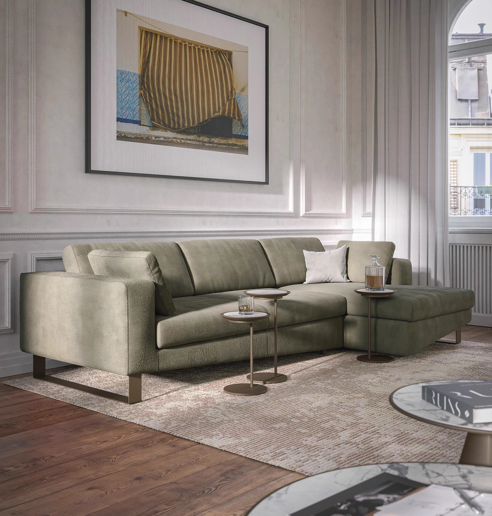 Диван Montecarlo — Tonin Casa, кожа, фото 3