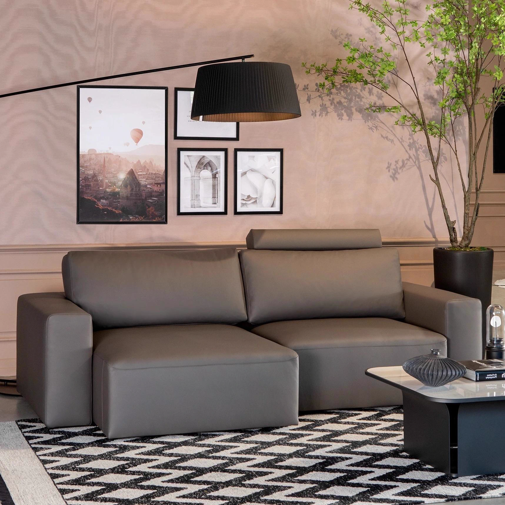 Современный дизайн Диван Moove — Tonin Casa, кожа