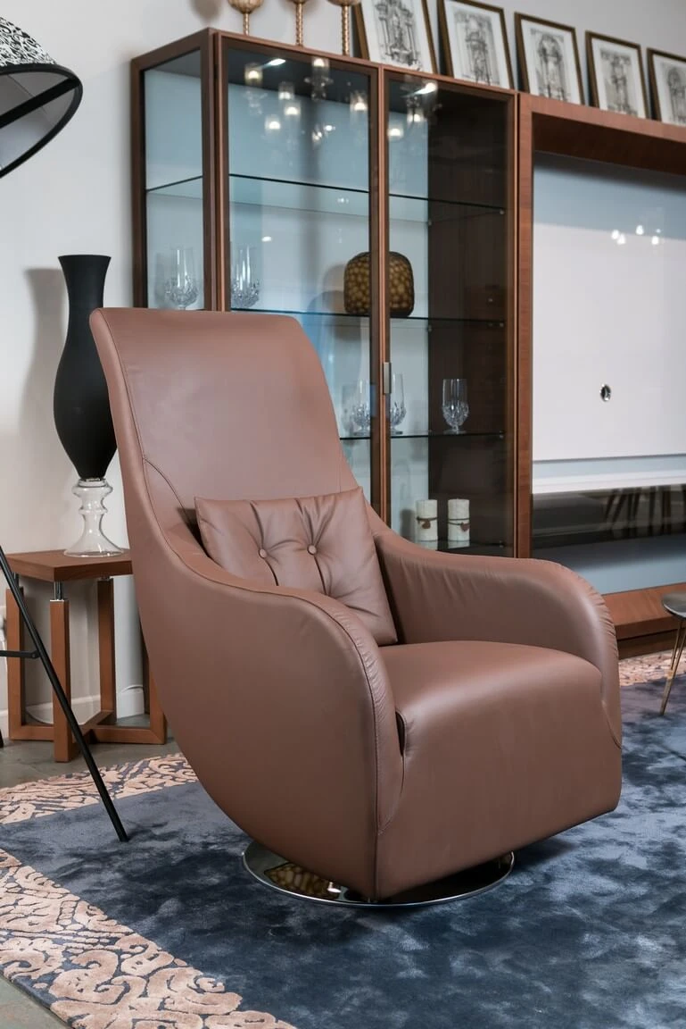 Кресло Nolita — Tonin Casa, кожа, фото 3