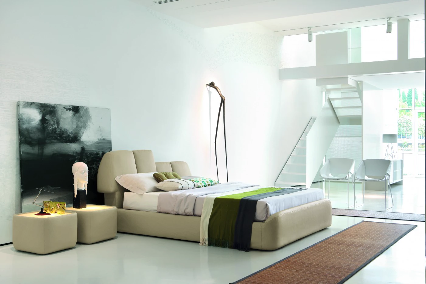 Кровать без ножек Tuny — Tonin Casa