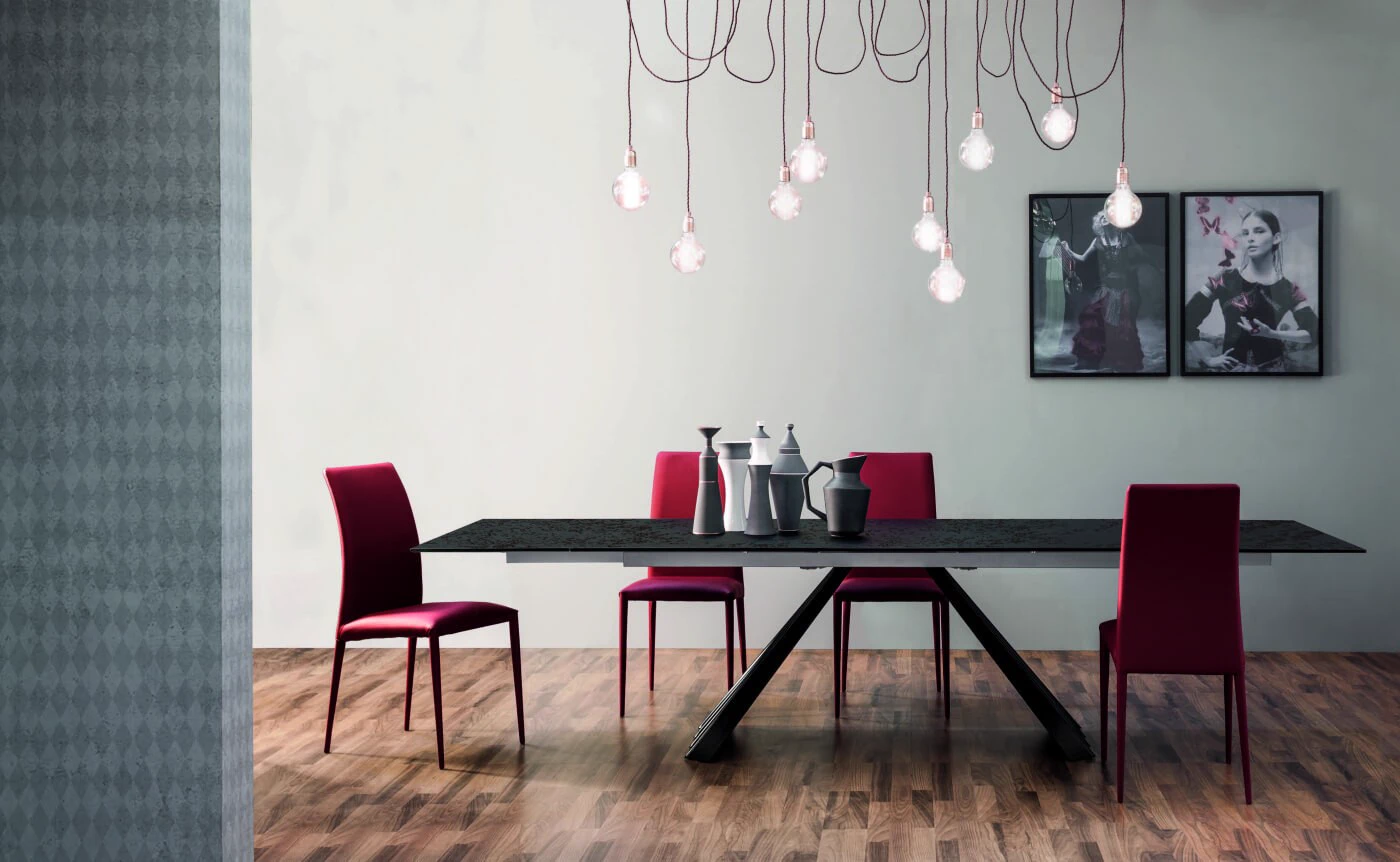 Стол Ventaglio 8011 — Tonin Casa, стекло, фото 4