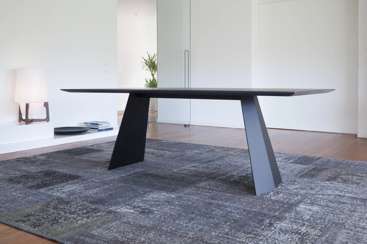 Каркас и наполнение: дерево, металл. Современный дизайн Стол Steeltable — Tonon, дерево, фото 6