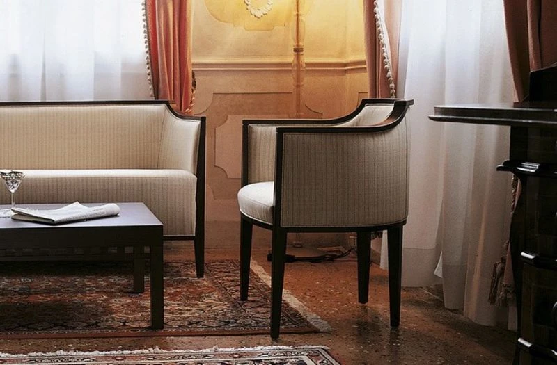 Кресло Villa lounge — Tonon, текстиль, фото 2