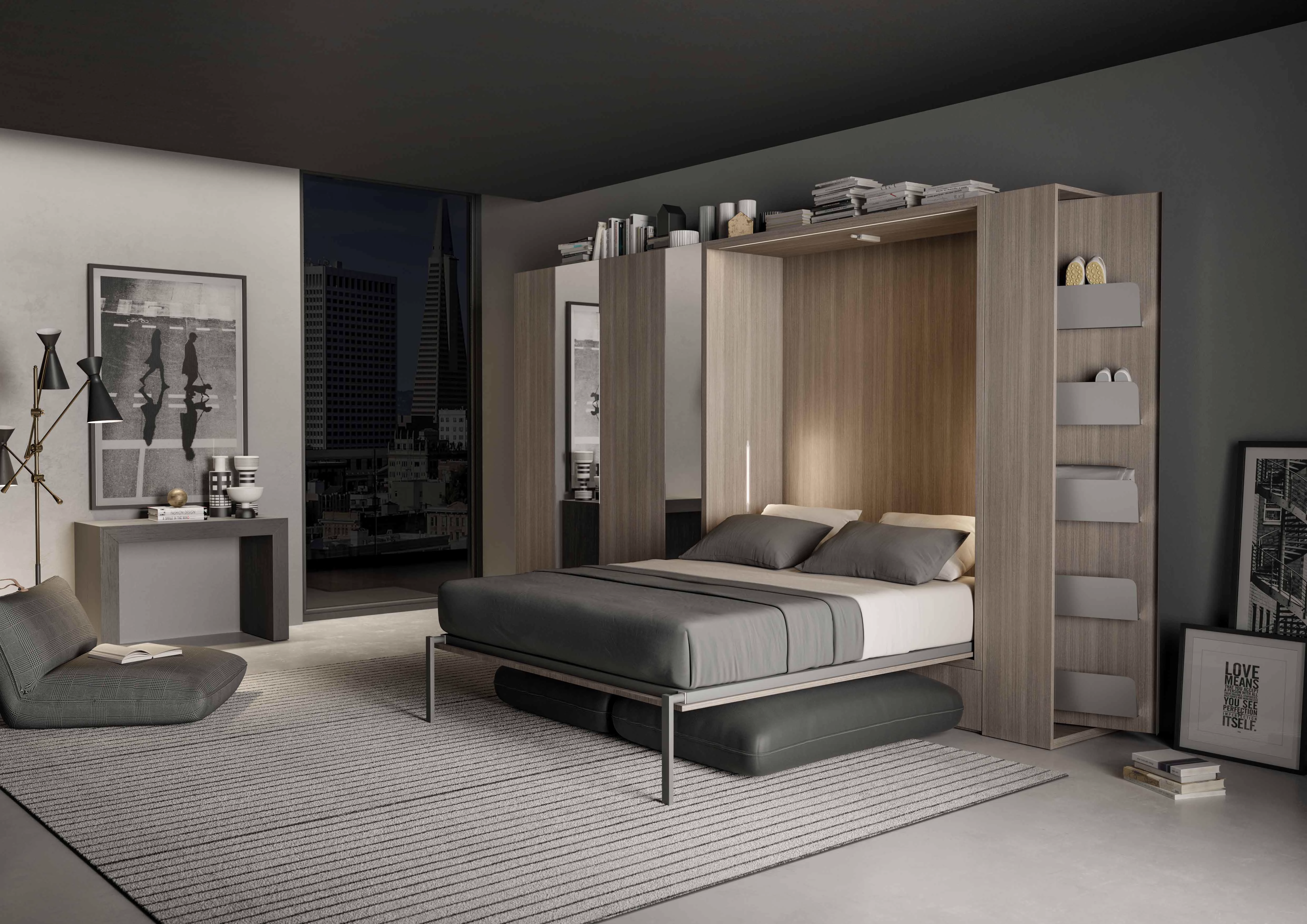 Система с кроватью Alcova Light — Tumidei, дерево, фото 5