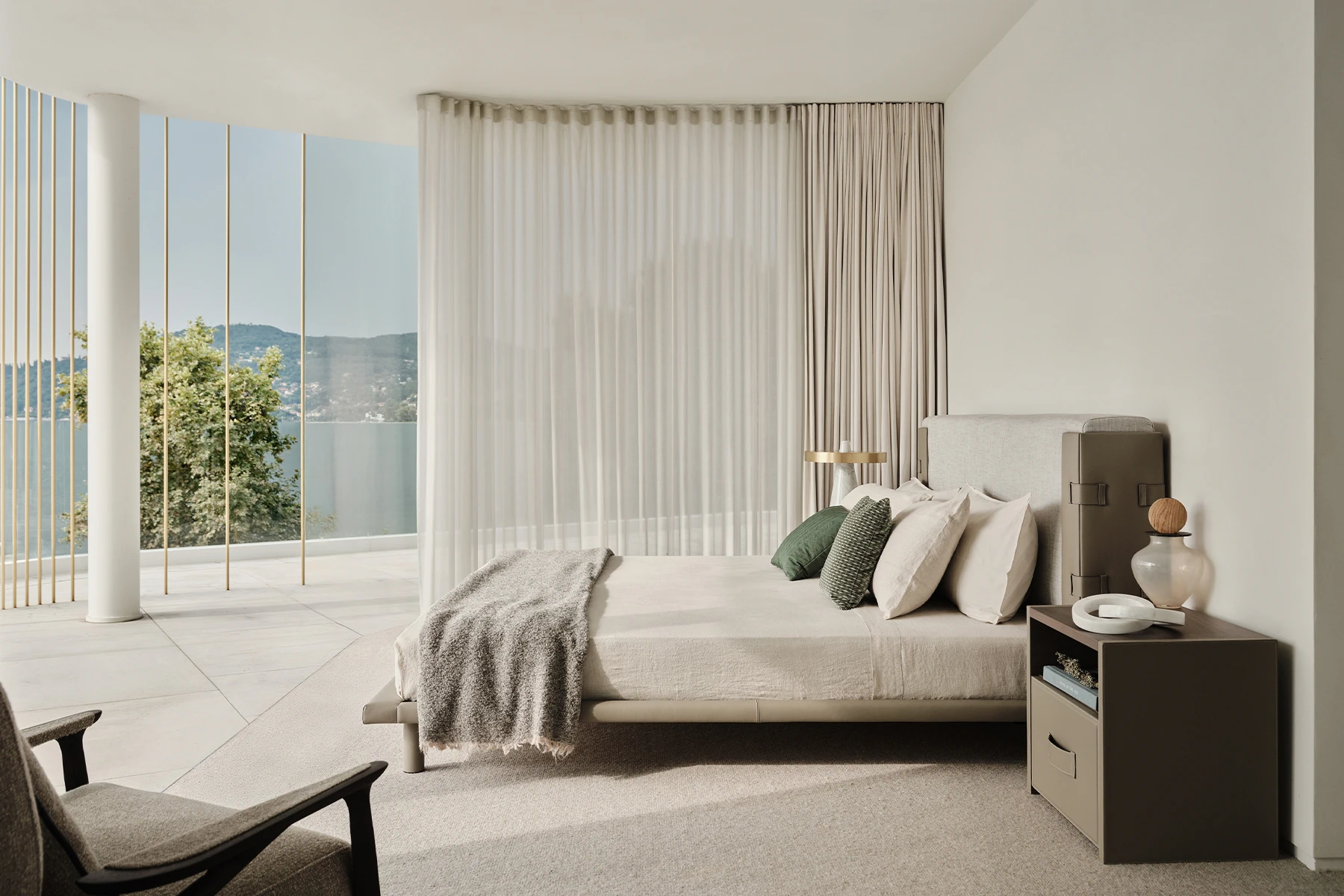 Кровать Atelier — Turri Spa, кожа, фото 5