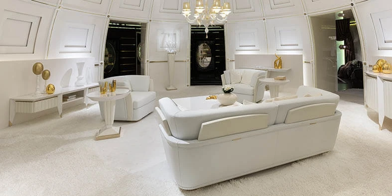 Стиль ар-деко Кресло Blanche — Turri Spa, фото 2