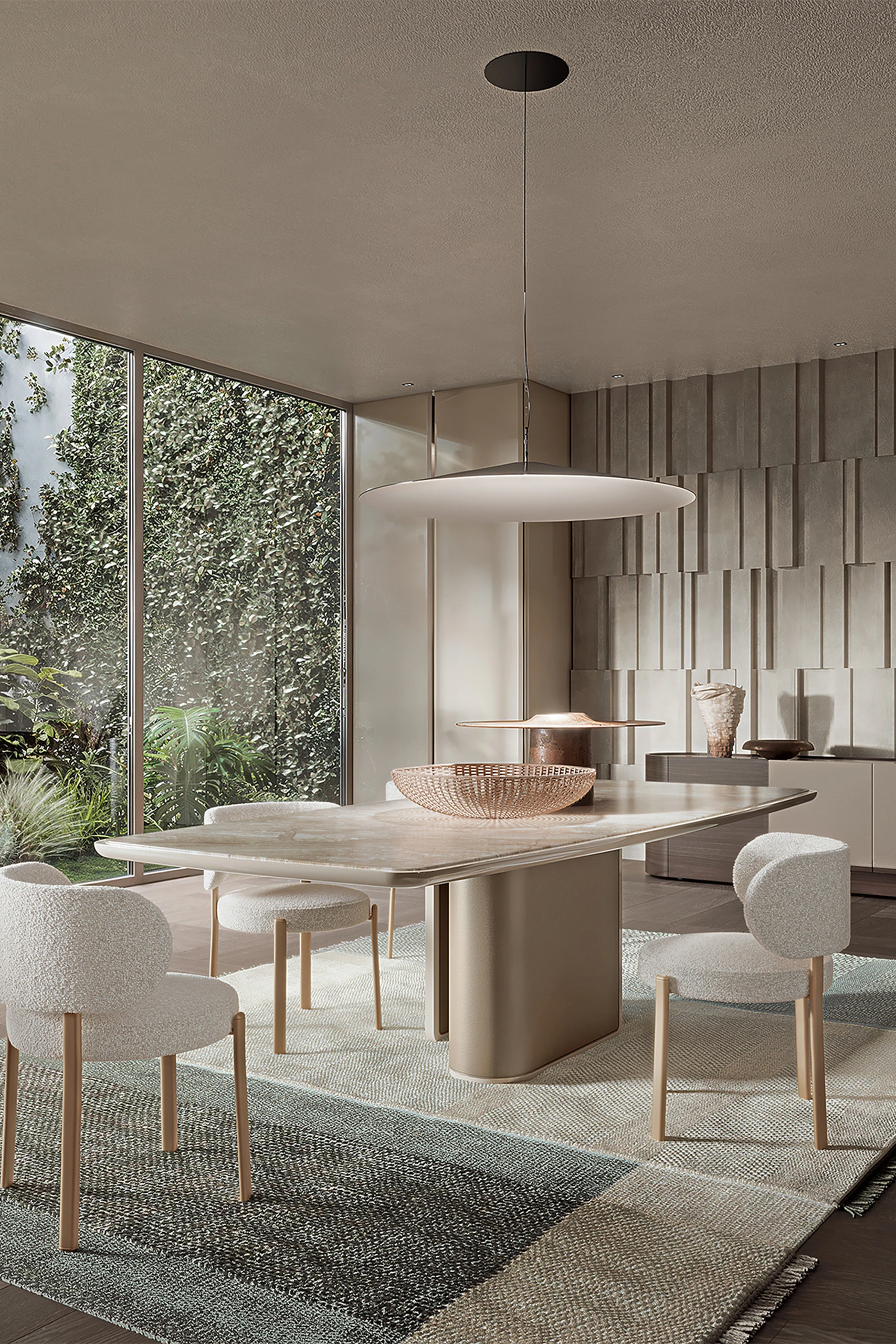 Стол Echo — Turri Spa, кожа, фото 4