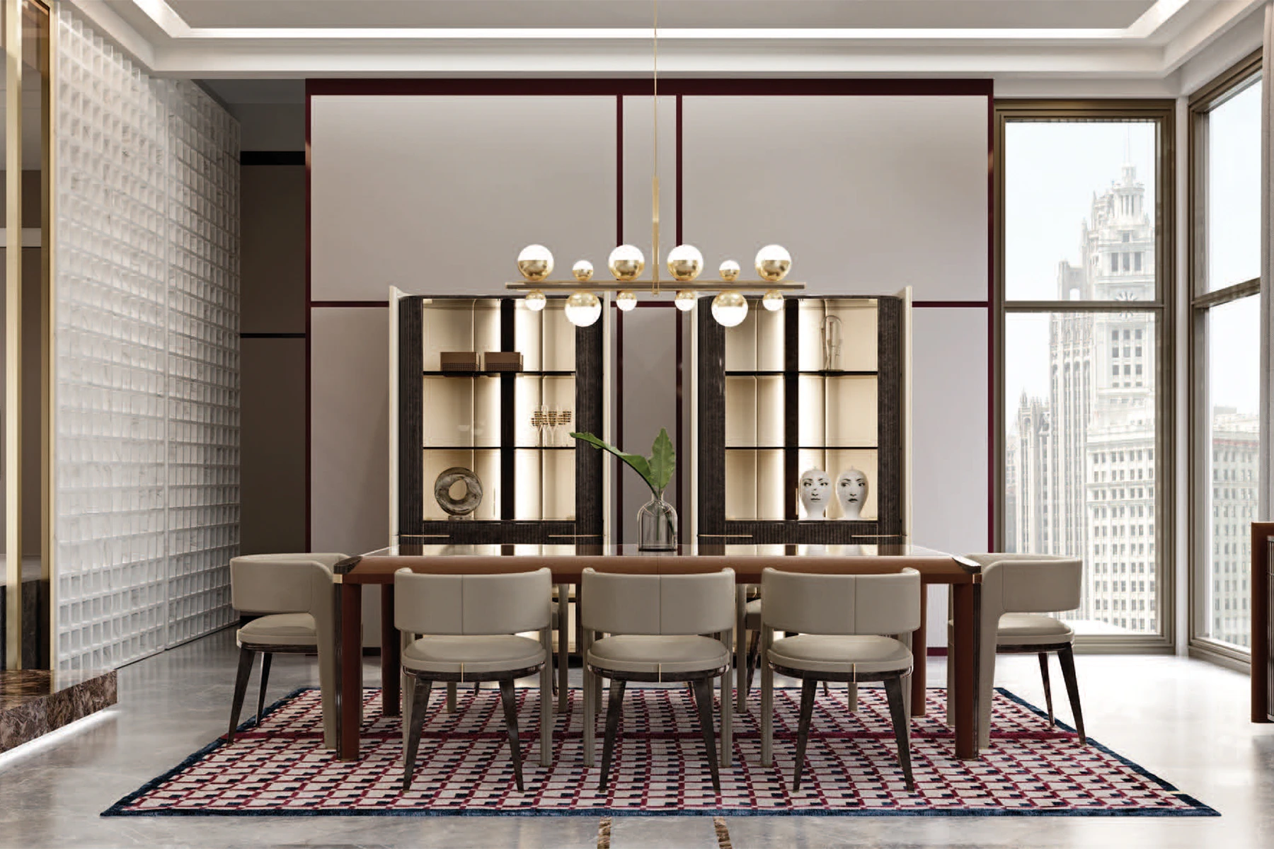 Стол Eclipse Rectangular Table — Turri Spa, кожа, фото 5