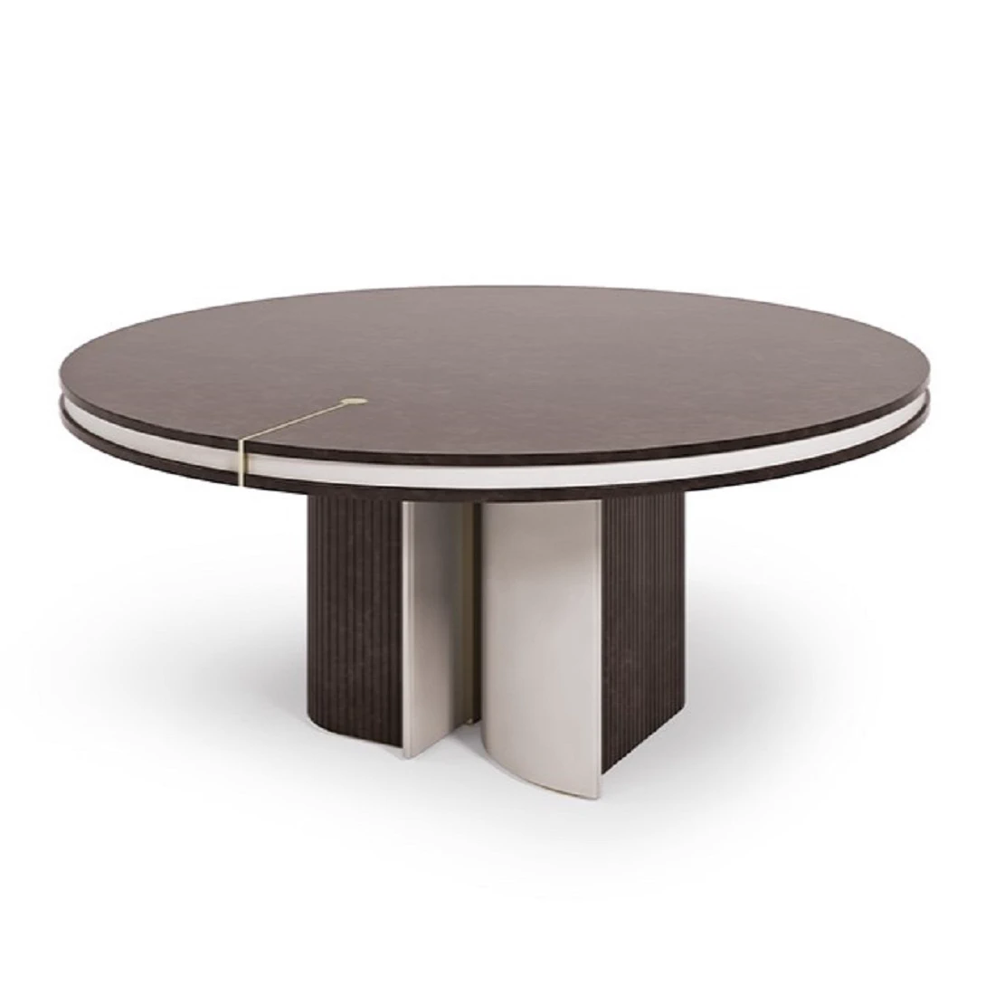Стол Eclipse Round Table — Turri Spa, кожа