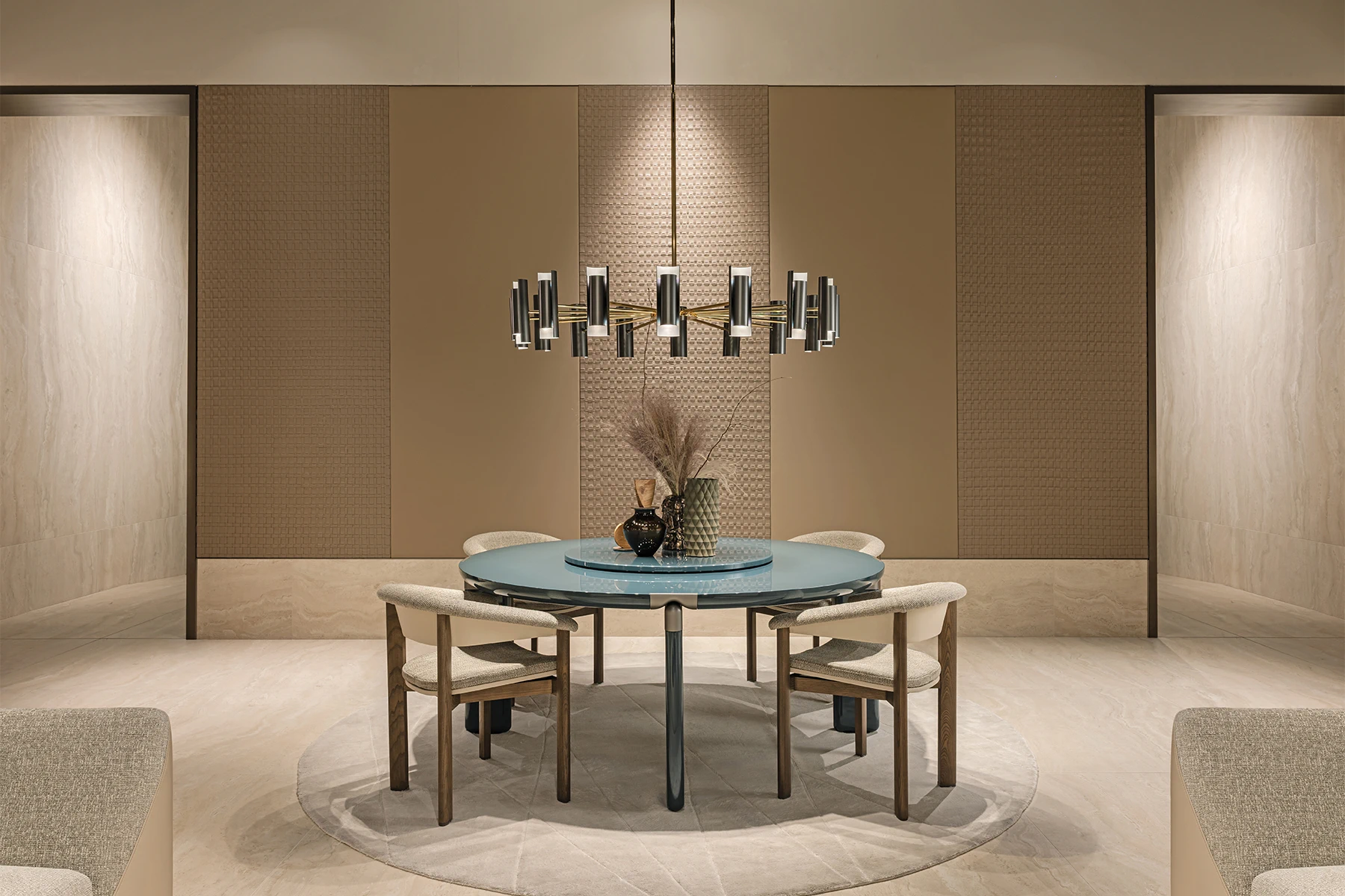 Стол Kenobi Rectangular Table — Turri Spa, кожа, фото 2