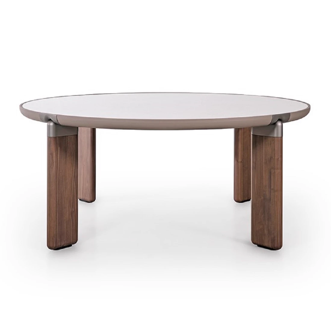 Стол Kenobi Round Table — Turri Spa, кожа