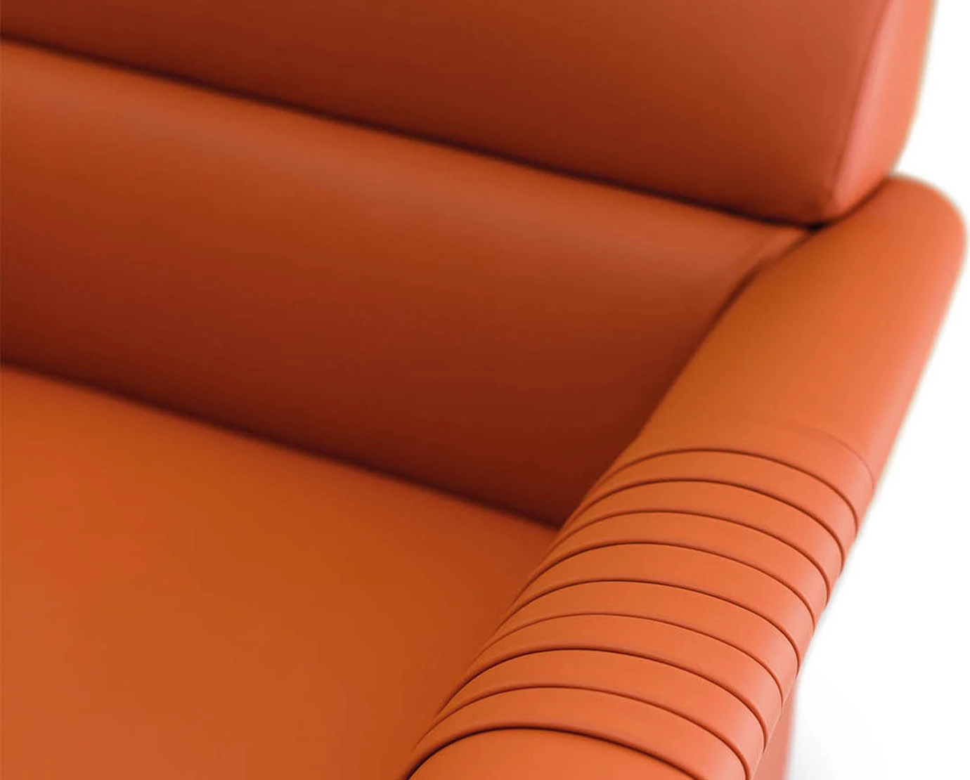 Каркас и наполнение: металл. Современный дизайн Кресло Madison Armchair — Turri Spa, кожа, фото 3