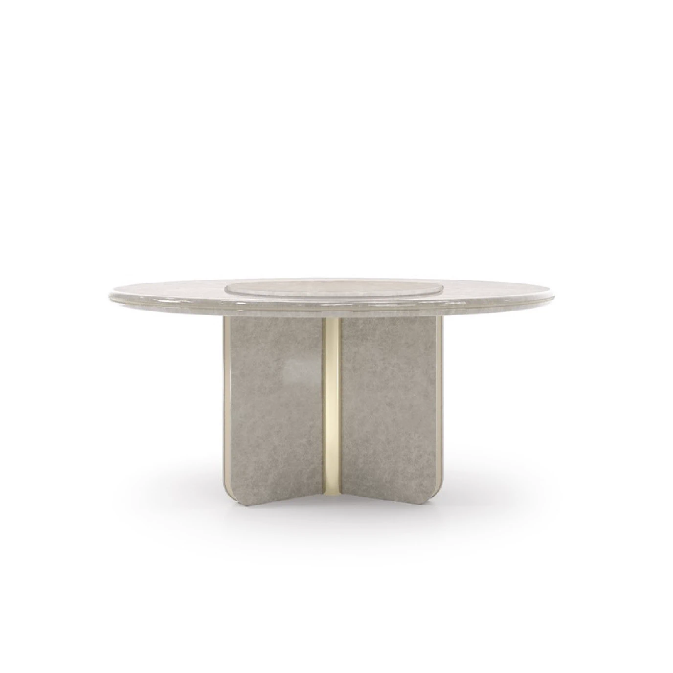 Стол Madison Round Table — Turri Spa, кожа